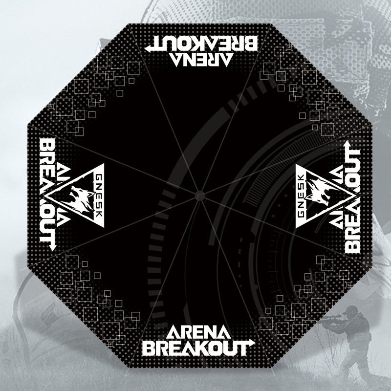 Animation Game Surrounding Lingzhu West Tour Ao Bing Gan Kun Circle Black Glue Umbrella Sunny Rain Dual-Purpose Student Gift - Image 4